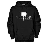 Felpa Con Cappuccio KJ1081 Thor God Of Thunder Viking