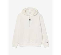 Felpa con cappuccio Lacoste Big Logo bianco puro - XL