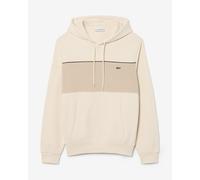 Felpa con cappuccio Lacoste Colorblock Fleece beige - M