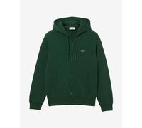 Felpa con cappuccio Lacoste Colorblock Full Zip verde - S
