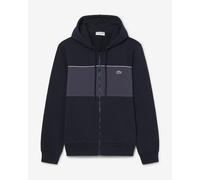 Felpa con cappuccio Lacoste Colour-Block Full Zip nero grigio - XL