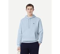 Felpa con cappuccio Lacoste Cotton Eco azzurro chiaro - L