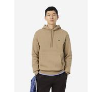 Felpa con cappuccio Lacoste Cotton Eco marrone chiaro - XL