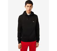 Felpa con cappuccio Lacoste Cotton Eco nero - XXL