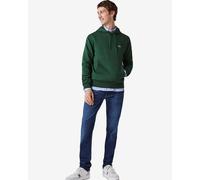Felpa con cappuccio Lacoste Cotton Eco verde - XS