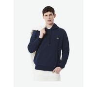 Felpa con cappuccio Lacoste Cotton Fleece blu navy - M
