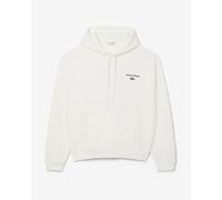Felpa con cappuccio Lacoste Multi Print Fleece bianco - M