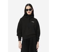 Felpa con cappuccio Lacoste Oversized Logo nero donna - 40