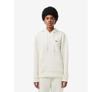 Felpa con cappuccio Lacoste Relaxed Fit Double Face bianco donna - 38