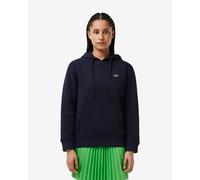 Felpa con cappuccio Lacoste Relaxed Fit Double Face blu scuro donna - 34