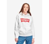 Felpa con cappuccio Levi's Graphic Standard bianco rosso donna - L