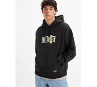 Felpa con cappuccio Levi's® Skateboarding Nero / Chenille Patch levi > clothing > men > sweaters > sweatshirts