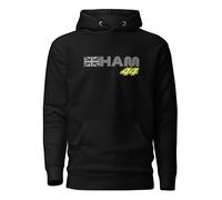 Felpa con cappuccio Lewis Hamilton Mercedes AMG Formula 1 bandiera del Regno ...