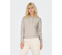 ONLY Onplounge Hood LS Swt Noos Felpa con Cappuccio da Donna, Pumice Stone., XL