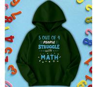 Felpa con cappuccio maglione Boys Girls Math Equation National Numeracy...