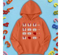 Felpa con cappuccio maglione Boys Girls Math Equation National Numeracy...