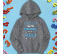 Felpa con cappuccio maglione Boys Girls Math Equation National Numeracy...