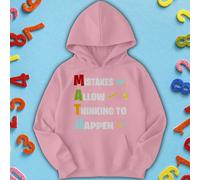 Felpa con cappuccio maglione Ragazzi Ragazze Errori matematici Permettono...