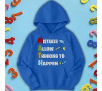 Felpa con cappuccio maglione Ragazzi Ragazze Errori matematici Permettono...