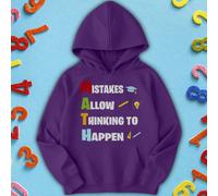 Felpa con cappuccio maglione Ragazzi Ragazze Errori matematici Permettono...