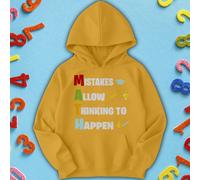 Felpa con cappuccio maglione Ragazzi Ragazze Errori matematici Permettono...