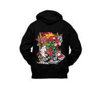 Felpa con Cappuccio Mario Kart Zombie Style Uomo Donna Bambino Ragazzi Regalo