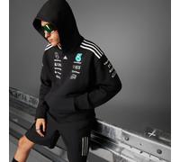 FELPA CON CAPPUCCIO MERCEDES - AMG PETRONAS FORMULA ONE TEAM Black / White XL