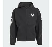 FELPA CON CAPPUCCIO MESSI ZNE FULL ZIP BAMBINI Black 5-6A