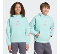 FELPA CON CAPPUCCIO MESSI ZNE PER BAMBINI E BAMBINE Semi Flash Aqua 7-8A