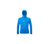 Felpa con cappuccio millet fusion grid blu da uomo