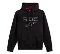 Felpa con cappuccio mimetica Alpinestars Motorcycle Ride 2.0 nera