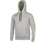 Felpa con cappuccio Mizuno Team Gris 2XL