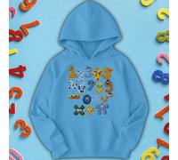 Felpa con cappuccio Monster National Numeracy Number Day per bambini e...