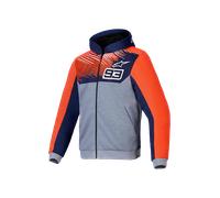 Alpinestars MM93 Chrome V2 Sport Felpa con cappuccio e zip da moto, taglia M per maschi