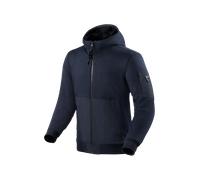 Felpa Con Cappuccio Moto REV'IT! Oakwood Blu ScuroXXL Blu Scuro