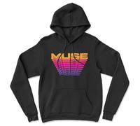 Felpa Con Cappuccio MUSE Spectrum Logo Ufficiale Licensed Nera