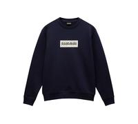 Napapijri Blue Cotton Men's Sweatshirt - XXL