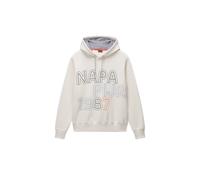 NAPAPIJRI Felpa 'B-Fiemme' blu / arancione / nero / bianco naturale Uomo NAPAPIJRI M
