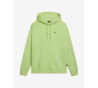 Felpa con cappuccio Napapijri Balis verde giallo - XS