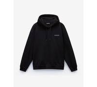 Felpa con cappuccio Napapijri Blanche nero puro donna - L