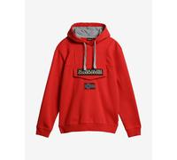 Felpa con cappuccio Napapijri Burgee Wint 2 rosso - XS