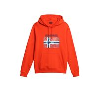 Felpa con cappuccio Napapijri Guiro Rouge S