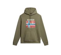 NAPAPIJRI FELPA SENZA ZIP UOMO VERDE