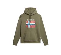 Felpa con cappuccio Napapijri Guiro Vert XS