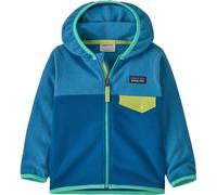 Felpa con cappuccio neonato Patagonia Micro D Snap-T Bleu 6 mesi