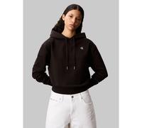 Calvin Klein LS Archive Terry Po Hood Lv047C224G Felpe, Black (Black), M Donna