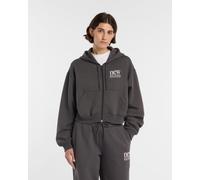 Felpa con cappuccio New Balance Reimagined Full Zip nera donna - S