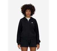 Felpa con cappuccio New Balance Sport Essentials French Terry Full zip nero donna - L