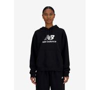 Felpa con cappuccio New Balance Sport Essentials French Terry Logo nero donna - L