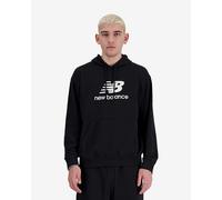 Felpa con cappuccio New Balance Sport Essentials Logo Crew nero puro - M